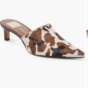 Dolce Vita calf hair left kitten heels